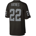 tocy LV.Raiders #22 Mike Haynes Mitchell & Ness Black Legacy Replica Jersey