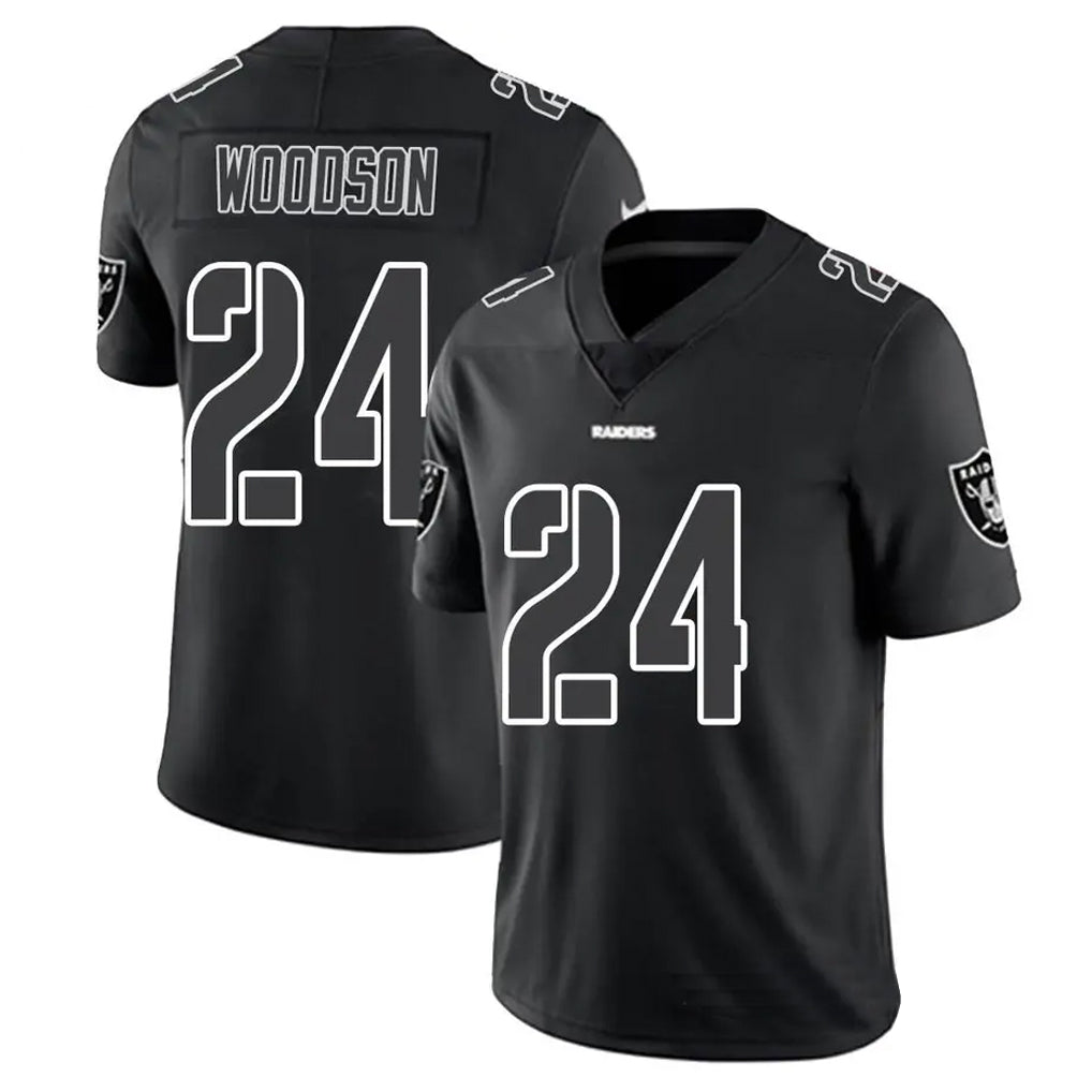 tocy LV.Raiders #24 Charles Woodson Player Black Impact Limited Stitched Jerseys