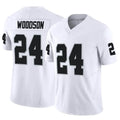 tocy LV.Raiders #24 Charles Woodson Player White Vapor F.U.S.E Limited Stitched Jerseys