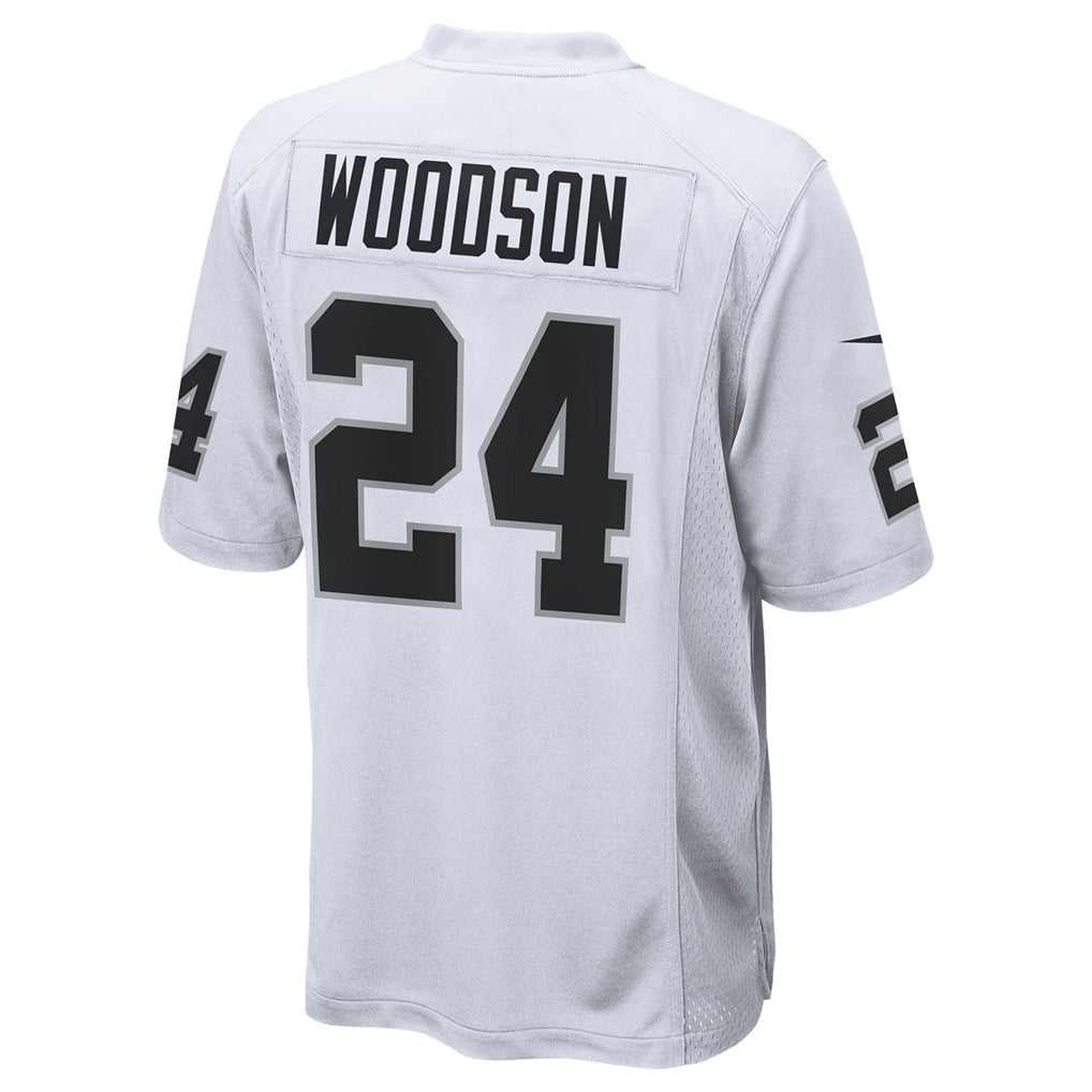 tocy LV.Raiders #24 Charles Woodson Player Whtie Home Game  Stitched Jerseys
