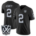 tocy LV.Raiders #2 Ashton Jeanty Player Black 2026 Vapor Limited Home Game Stitched Jerseys