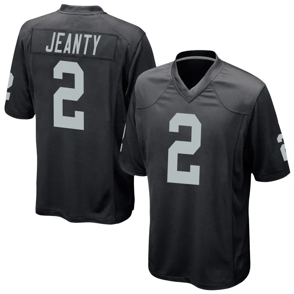 tocy LV.Raiders #2 Ashton Jeanty Player Black Home Game Stitched Jerseys