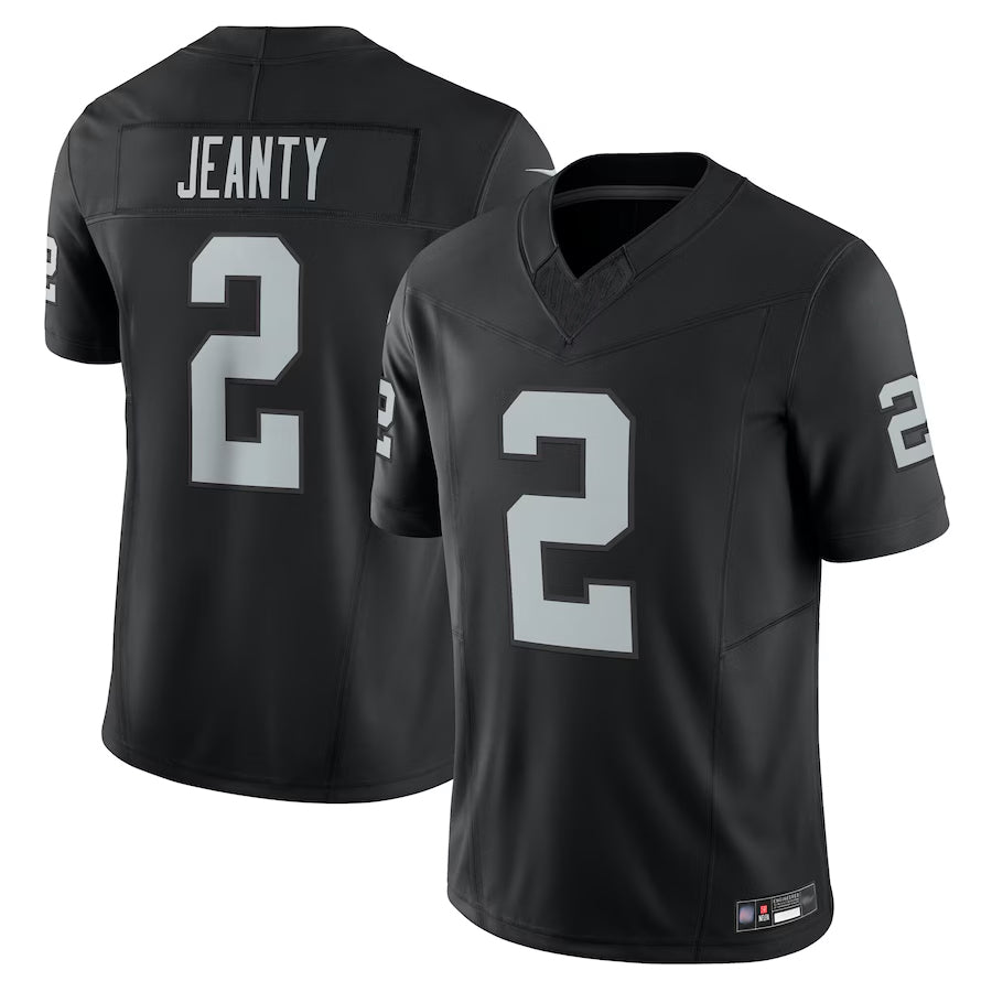tocy LV.Raiders #2 Ashton Jeanty Player Black Home Limited Stitched Jerseys
