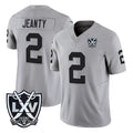 tocy LV.Raiders #2 Ashton Jeanty Player Gray 2026 Vapor Limited Home Game Stitched Jerseys