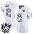 tocy LV.Raiders #2 Ashton Jeanty Player White 2026 Vapor Limited Home Game Stitched Jerseys