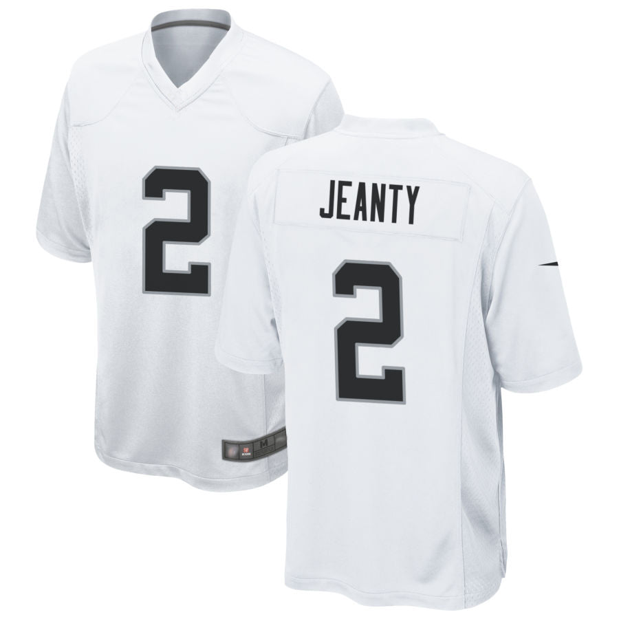 tocy LV.Raiders #2 Ashton Jeanty Player White Game Stitched Jerseys