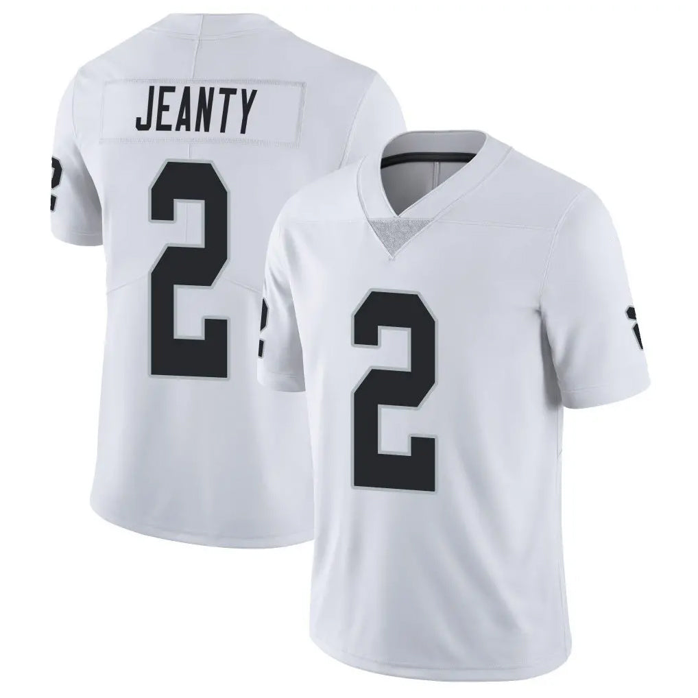 tocy LV.Raiders #2 Ashton Jeanty Player White Limited Vapor Untouchable Home Game Stitched Jerseys