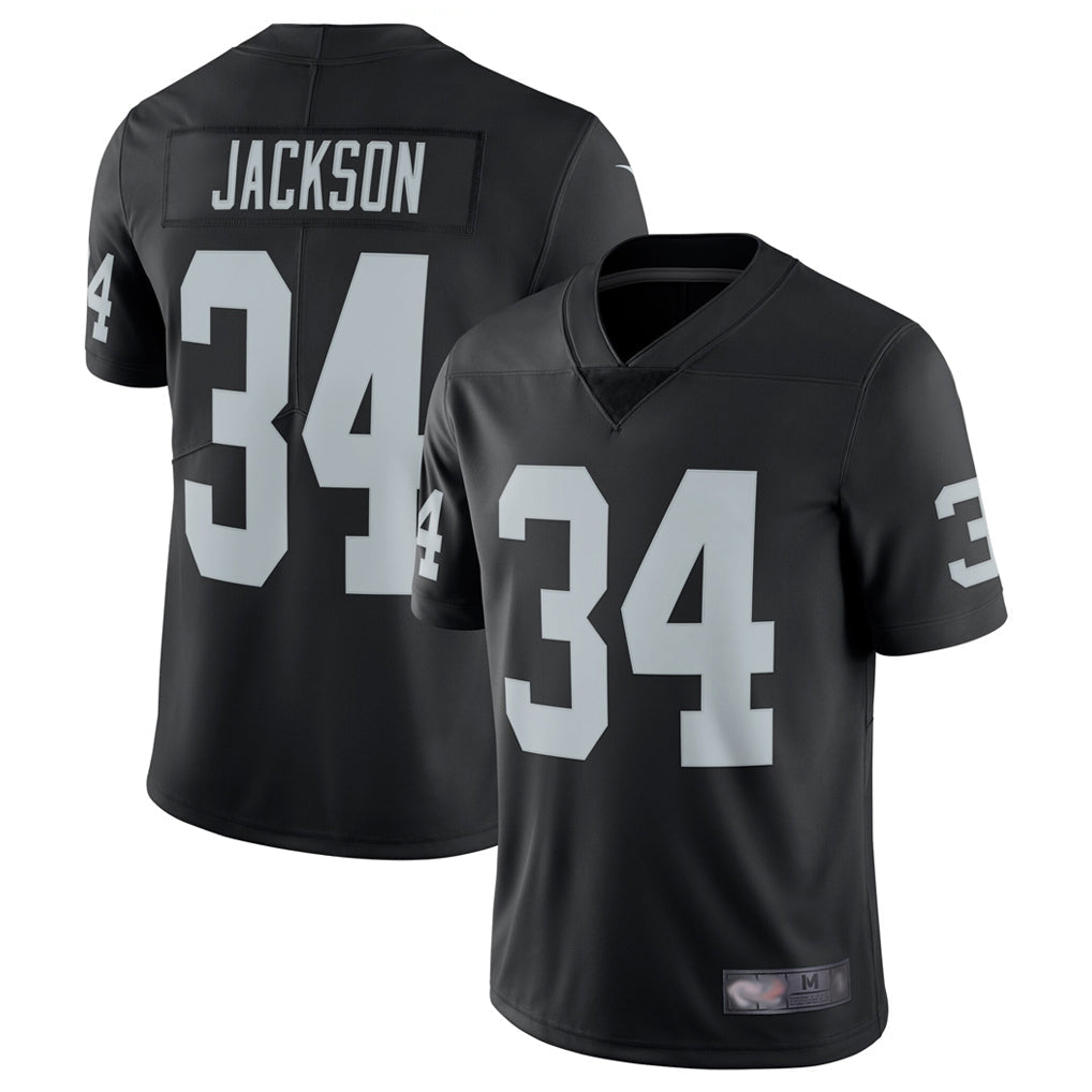 tocy LV.Raiders #34 Bo Jackson Player Black Vapor Limited Stitched Jerseys