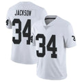 tocy LV.Raiders #34 Bo Jackson Player White Vapor Limited Stitched Jerseys