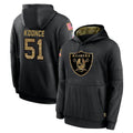 tocy LV.Raiders #51 Malcolm Koonce Player Black Salute to Service Hoodies Limited Game Stitched Jerseys
