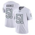 tocy LV.Raiders #51 Malcolm Koonce Player White Limited Color Rush Home Game Stitched Jerseys