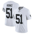 tocy LV.Raiders #51 Malcolm Koonce Player White Limited Vapor Untouchable Home Game Stitched Jerseys
