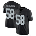 tocy LV.Raiders #58 Jackson Powers-Johnson Player Black Limited Vapor Untouchable Home Game Stitched Jerseys