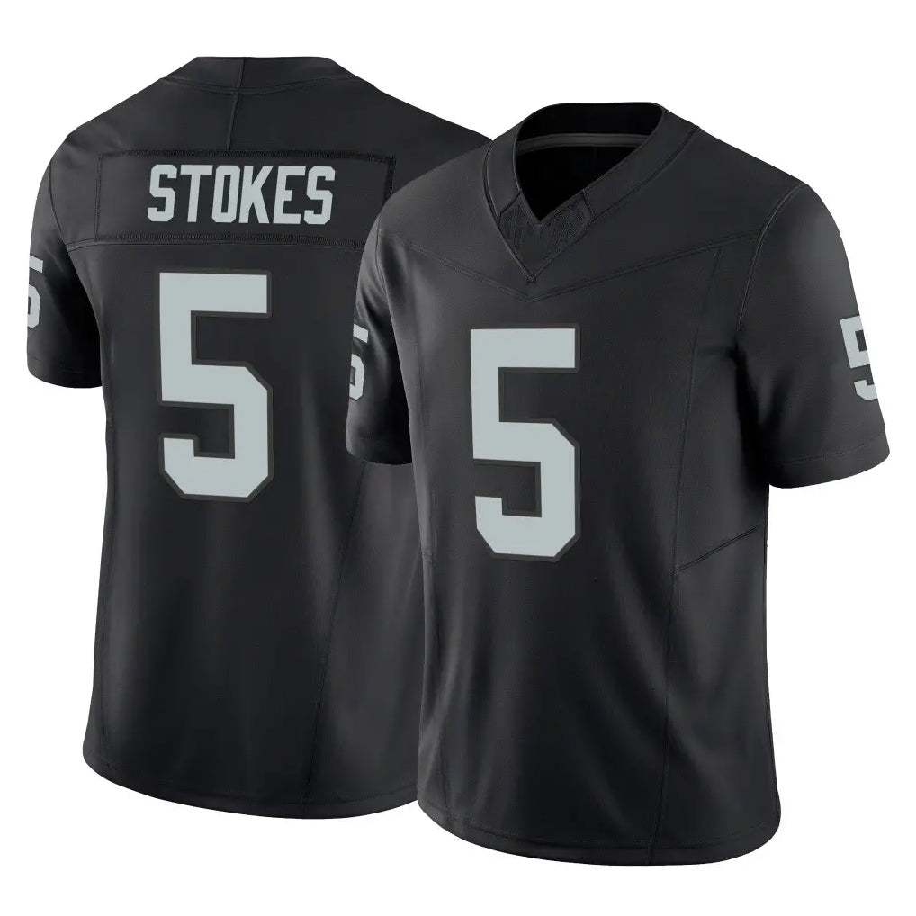 tocy LV.Raiders #5 Eric Stokes Player Black Limited Vapor F.U.S.E. Home Game Stitched Jerseys
