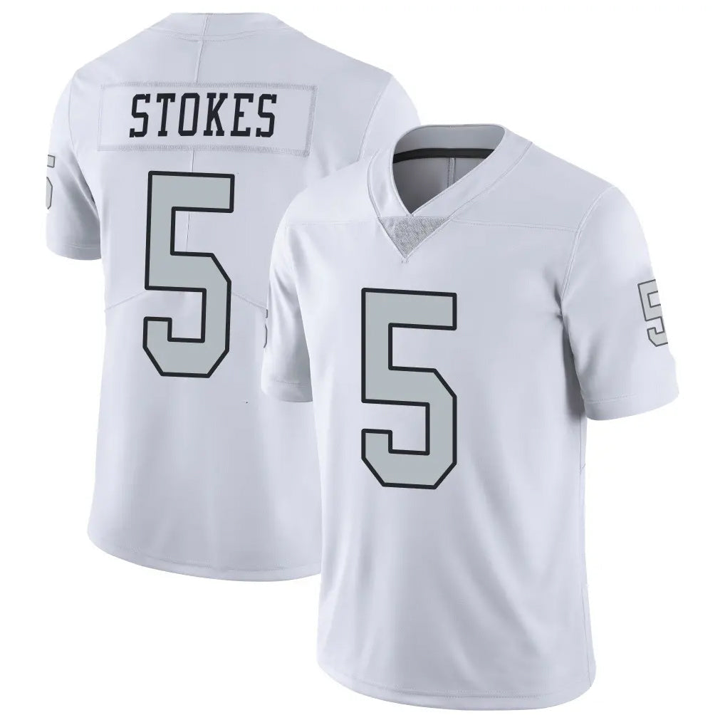 tocy LV.Raiders #5 Eric Stokes Player White Limited Color Rush Home Game Stitched Jerseys