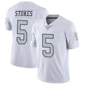 tocy LV.Raiders #5 Eric Stokes Player White Limited Color Rush Home Game Stitched Jerseys