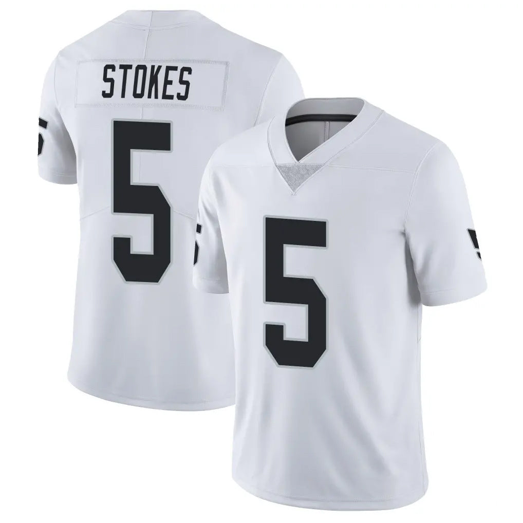 tocy LV.Raiders #5 Eric Stokes Player White Limited Vapor Untouchable Home Game Stitched Jerseys