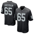 tocy LV.Raiders #65 Tyler Linderbaum Player Black Home Game Stitched Jerseys