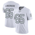 tocy LV.Raiders #65 Tyler Linderbaum Player White Limited Color Rush Home Game Stitched Jerseys