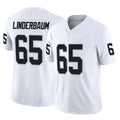 tocy LV.Raiders #65 Tyler Linderbaum Player White Limited Vapor F.U.S.E. Home Game Stitched Jerseys