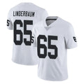 tocy LV.Raiders #65 Tyler Linderbaum Player White Limited Vapor Untouchable Home Game Stitched Jerseys
