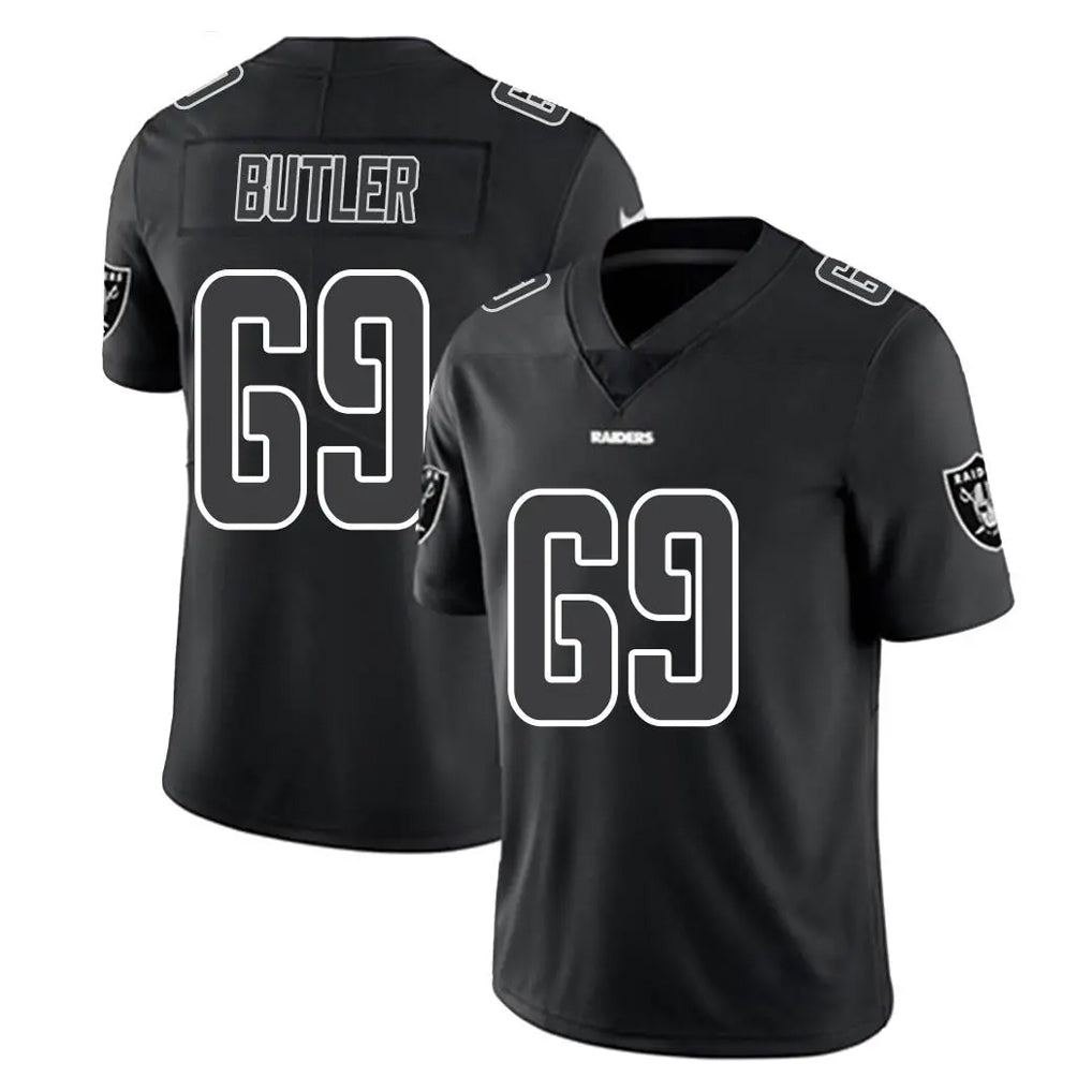 tocy LV.Raiders #69 Adam Butler Player Black Limited Black Impact Home Game Stitched Jerseys