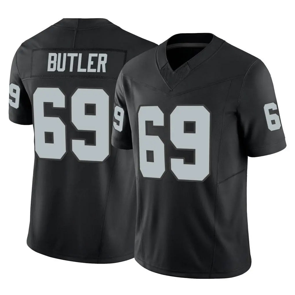 tocy LV.Raiders #69 Adam Butler Player Black Limited Vapor F.U.S.E. Home Game Stitched Jerseys