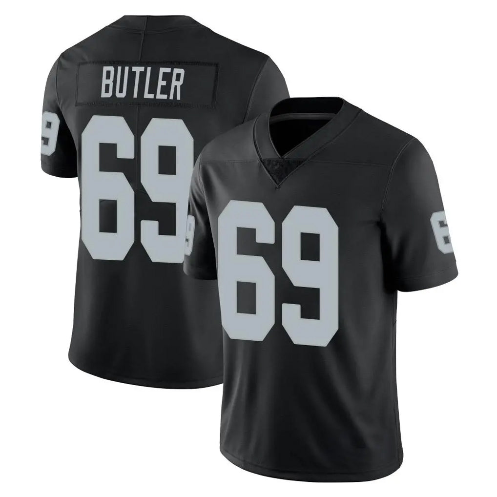 tocy LV.Raiders #69 Adam Butler Player Black Limited Vapor Untouchable Home Game Stitched Jerseys