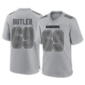 tocy LV.Raiders #69 Adam Butler Player Gray Atmosphere Fashion Limited Game Stitched Jerseys