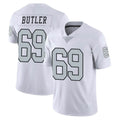 tocy LV.Raiders #69 Adam Butler Player White Limited Color Rush Home Game Stitched Jerseys