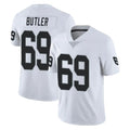 tocy LV.Raiders #69 Adam Butler Player White Limited Vapor Untouchable Home Game Stitched Jerseys