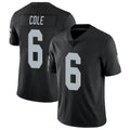 tocy LV.Raiders #6 A.J. Cole Player Black Limited Vapor Untouchable Home Game Stitched Jerseys
