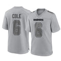 tocy LV.Raiders #6 A.J. Cole Player Gray Atmosphere Fashion Limited Game Stitched Jerseys