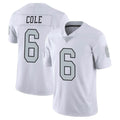 tocy LV.Raiders #6 A.J. Cole Player White Limited Color Rush Home Game Stitched Jerseys