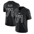 tocy LV.Raiders #71 DJ Glaze Player Black Limited Black Impact Home Game Stitched Jerseys