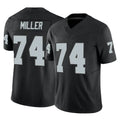 tocy LV.Raiders #74 Kolton Miller Player Black Limited Vapor F.U.S.E. Home Game Stitched Jerseys