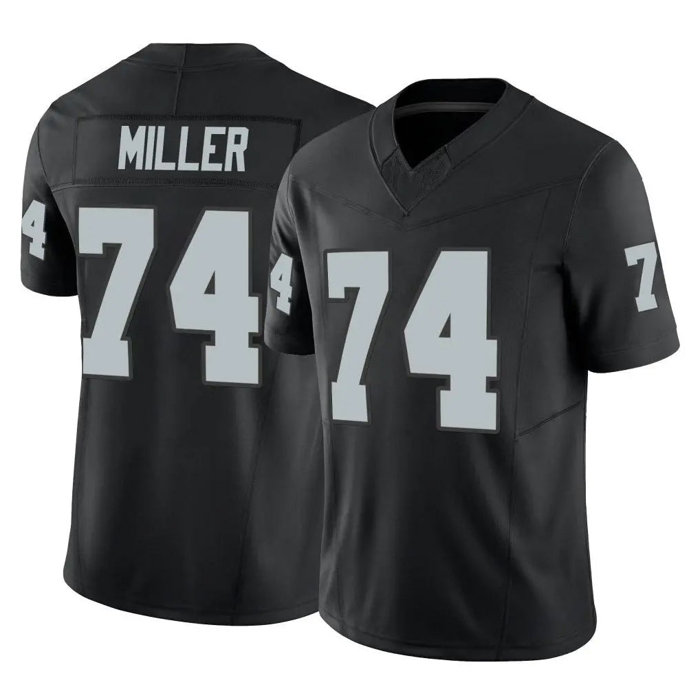 tocy LV.Raiders #74 Kolton Miller Player Black Limited Vapor F.U.S.E. Home Game Stitched Jerseys