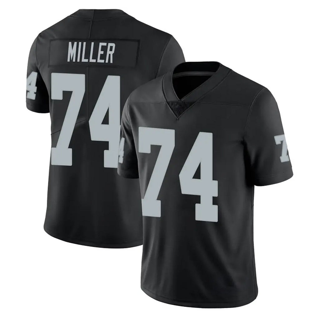 tocy LV.Raiders #74 Kolton Miller Player Black Limited Vapor Untouchable Home Game Stitched Jerseys