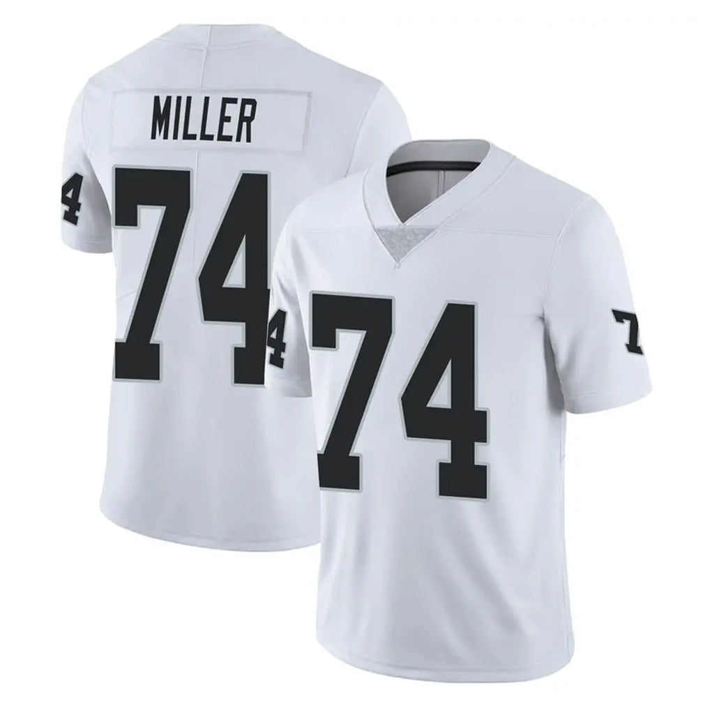 tocy LV.Raiders #74 Kolton Miller Player White Limited Vapor Untouchable Home Game Stitched Jerseys