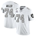 tocy LV.Raiders #74 Kolton Miller Player White Vapor Limited Home Game Stitched Jerseys