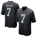 tocy LV.Raiders #7 Quay Walker Player Black Home Game Stitched Jerseys