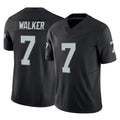 tocy LV.Raiders #7 Quay Walker Player Black Limited Vapor F.U.S.E. Home Game Stitched Jerseys