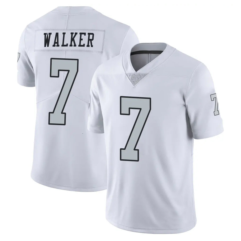 tocy LV.Raiders #7 Quay Walker Player White Limited Color Rush Home Game Stitched Jerseys