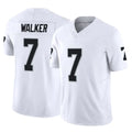 tocy LV.Raiders #7 Quay Walker Player White Limited Vapor F.U.S.E. Home Game Stitched Jerseys