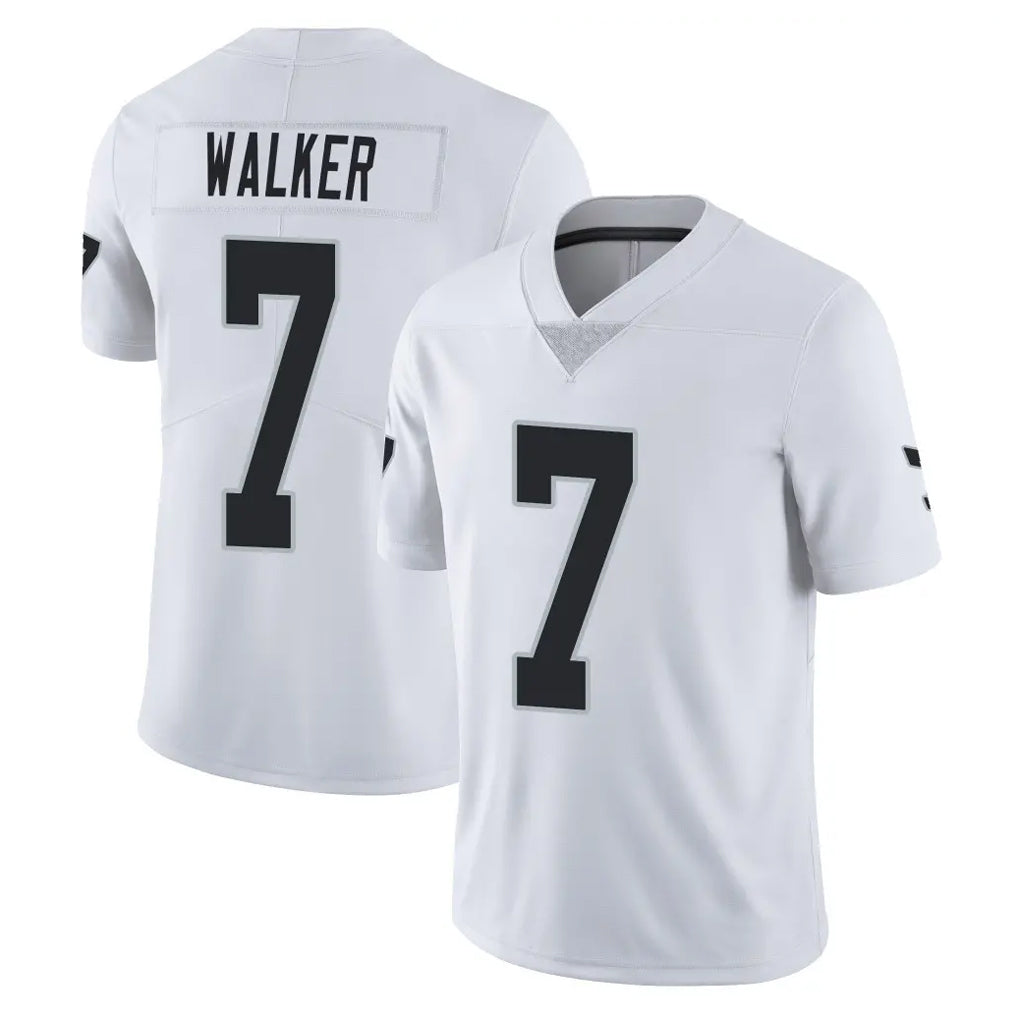 tocy LV.Raiders #7 Quay Walker Player White Limited Vapor Untouchable Home Game Stitched Jerseys