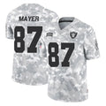 tocy LV.Raiders #87 Michael Mayer Player Arctic Camo Salute To Service Limited Game Stitched Jerseys