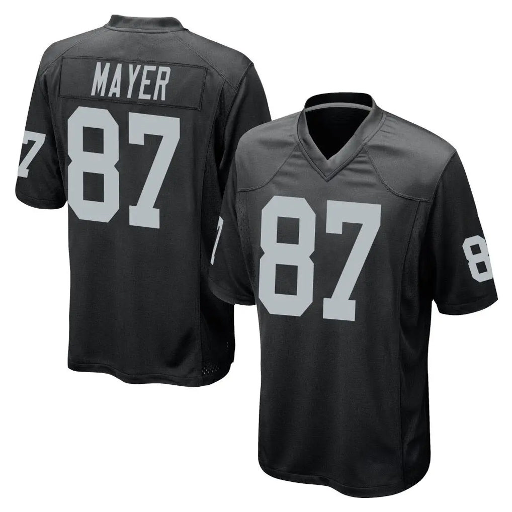 tocy LV.Raiders #87 Michael Mayer Player Black Home Game Stitched Jerseys