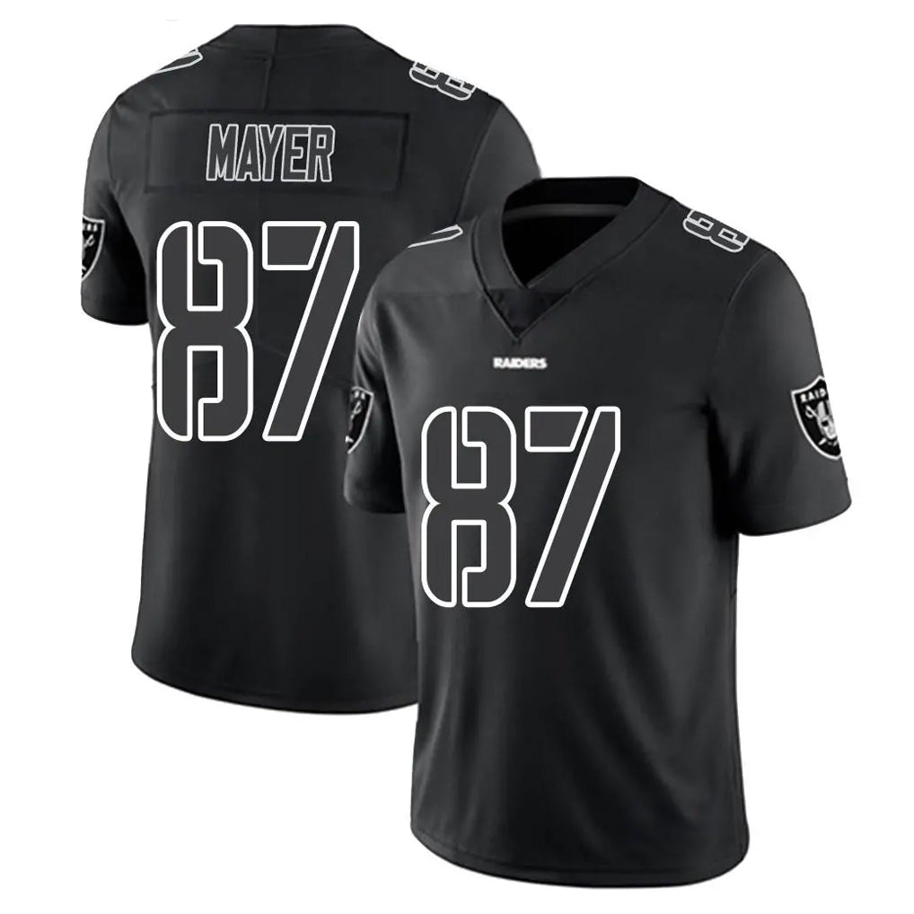 tocy LV.Raiders #87 Michael Mayer Player Black Limited Black Impact Home Game Stitched Jerseys