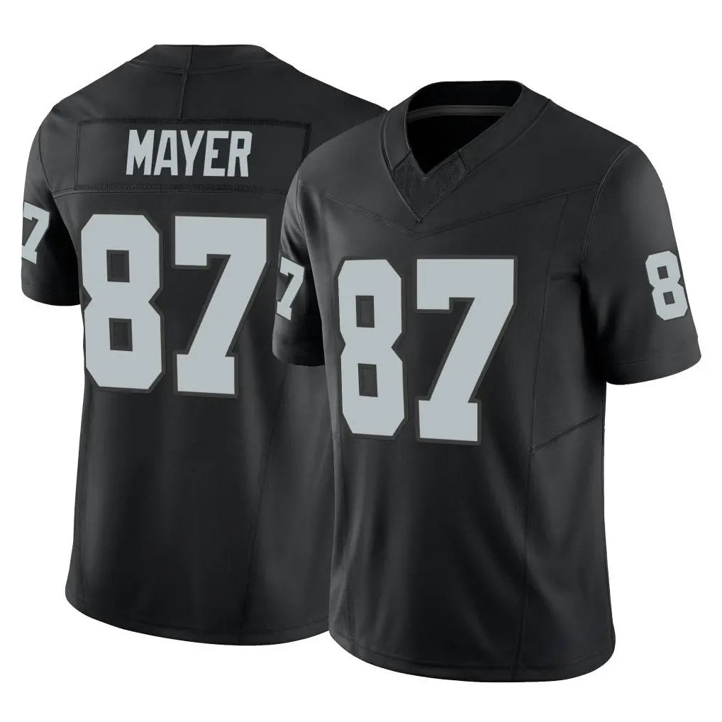 tocy LV.Raiders #87 Michael Mayer Player Black Limited Vapor F.U.S.E. Home Game Stitched Jerseys