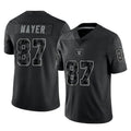 tocy LV.Raiders #87 Michael Mayer Player Black Reflective Limited Game Stitched Jerseys